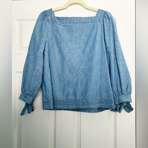 Gap Chambray Top